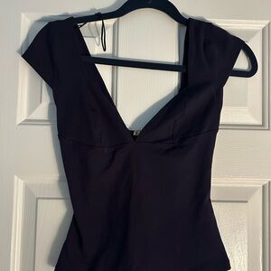 Navy Free People Women's Top